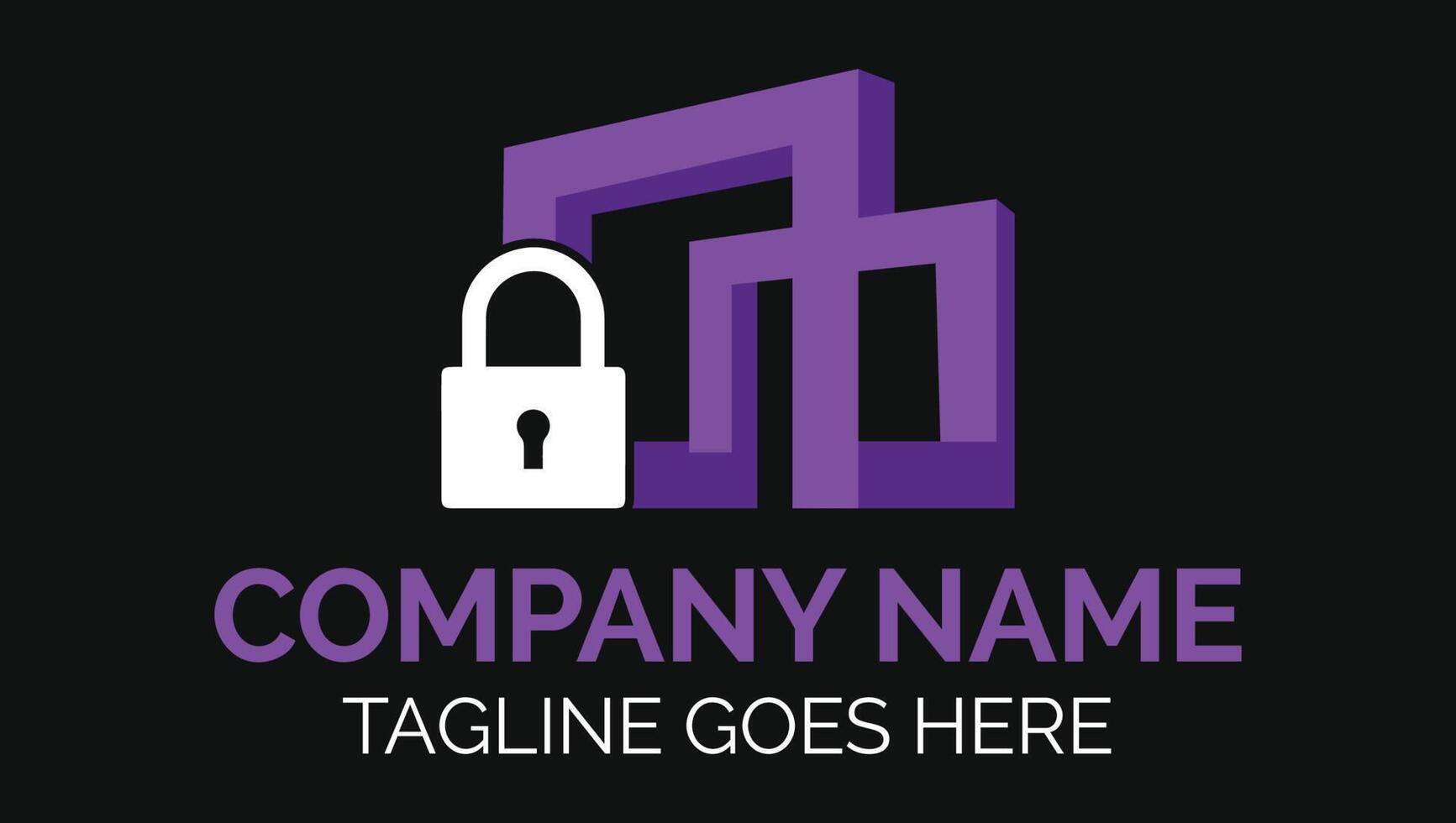 Secure Frame Modern Security Data Holder Logo vector