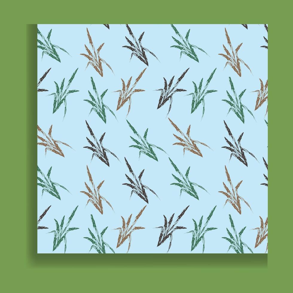 Vintage Shameless Floral, Green, Yellow  Orange, and Pink flowers with a pattern Background. vector