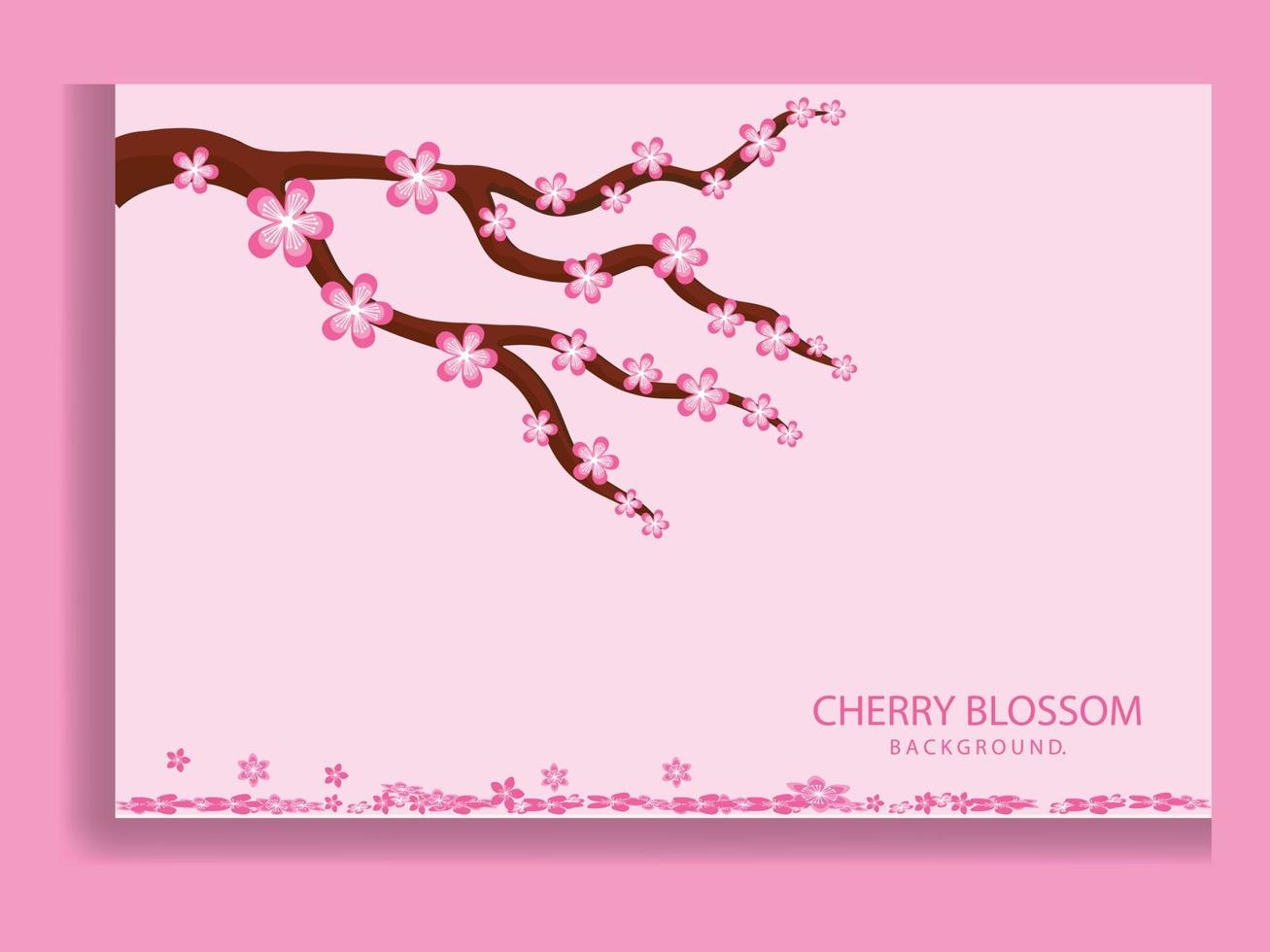 Sakura blossom branch. Falling petals, flowers. Isolated flying realistic japanese pink cherry or apricot floral elements fall down vector background. Cherry blossom branch, flower petal illustration