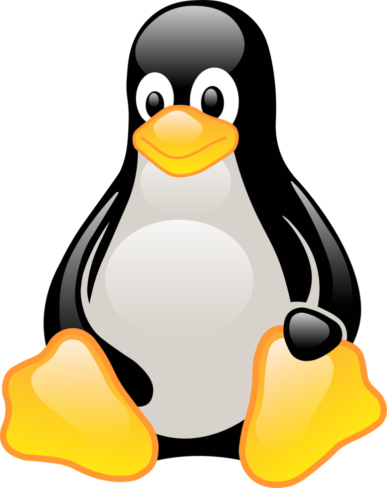 Linux OS logo. Top operating system signs. png