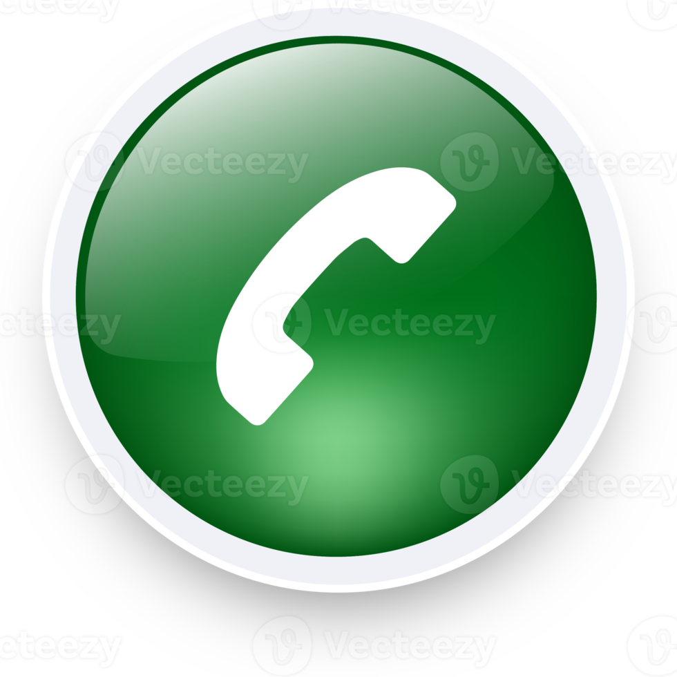 Phone call icon in realistic design style. Telephone signs illustration. png