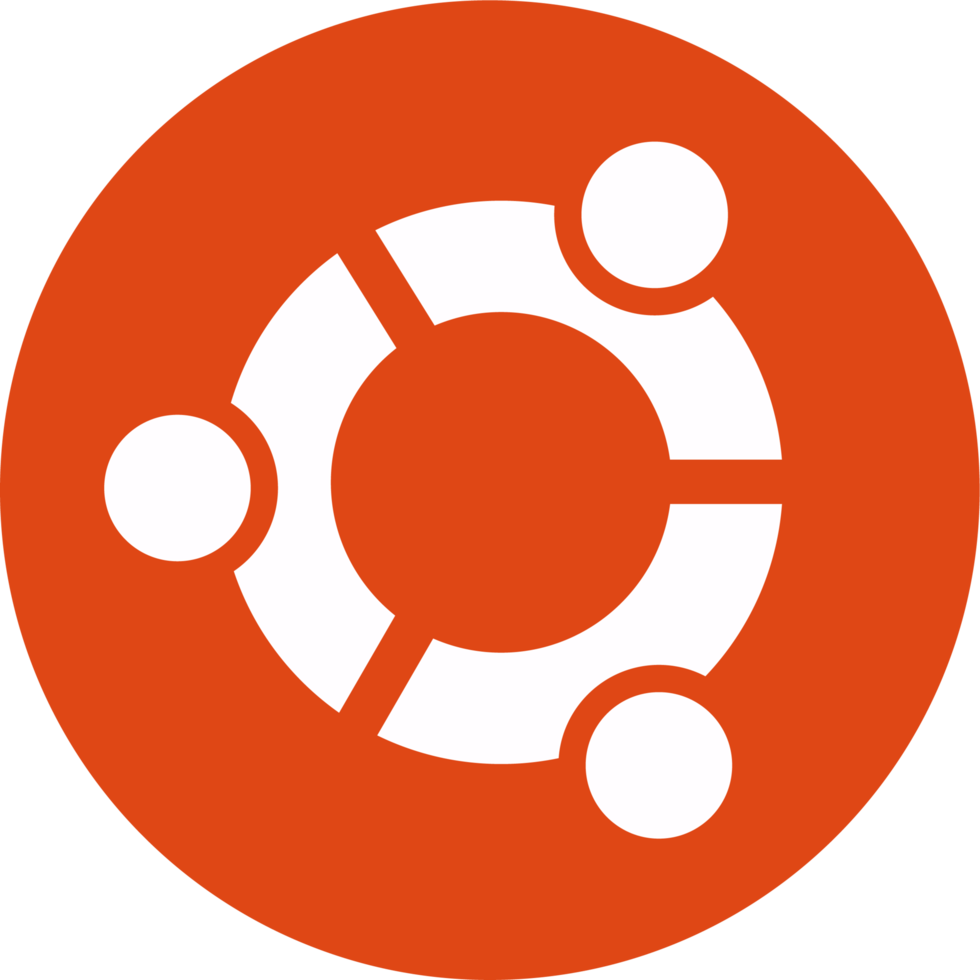 logotipo del sistema operativo ubuntu. signos principales del sistema operativo. png