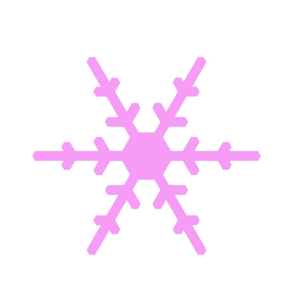 Vector  snowflake  icon.  illustration for web