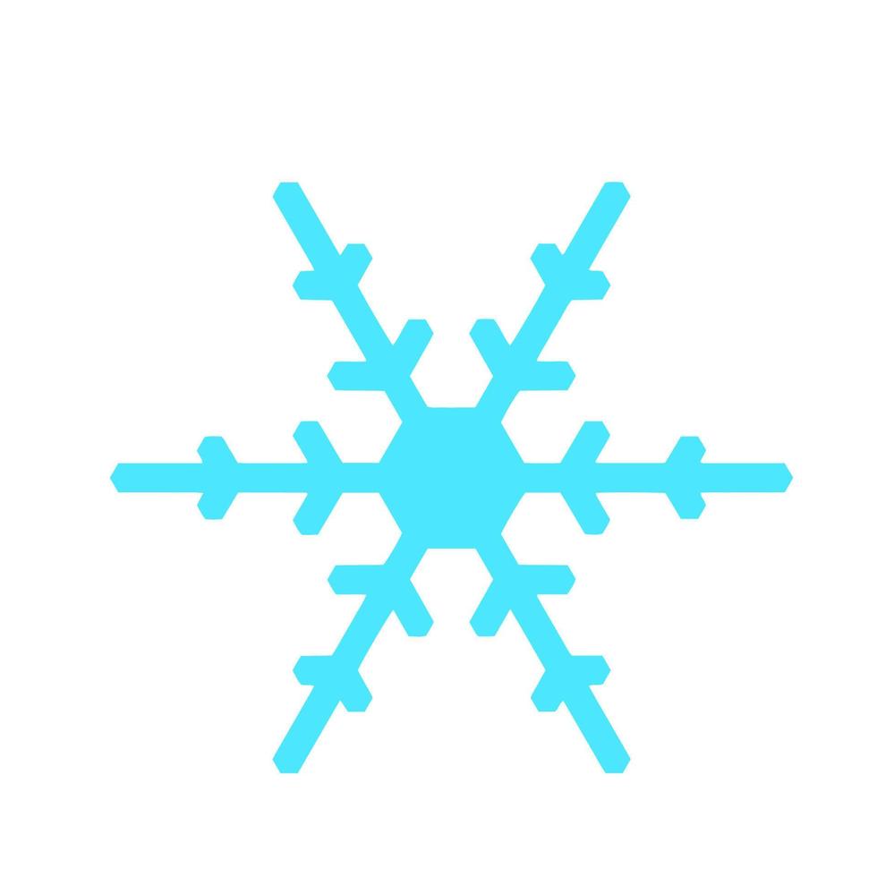 Vector  snowflake  icon.  illustration for web