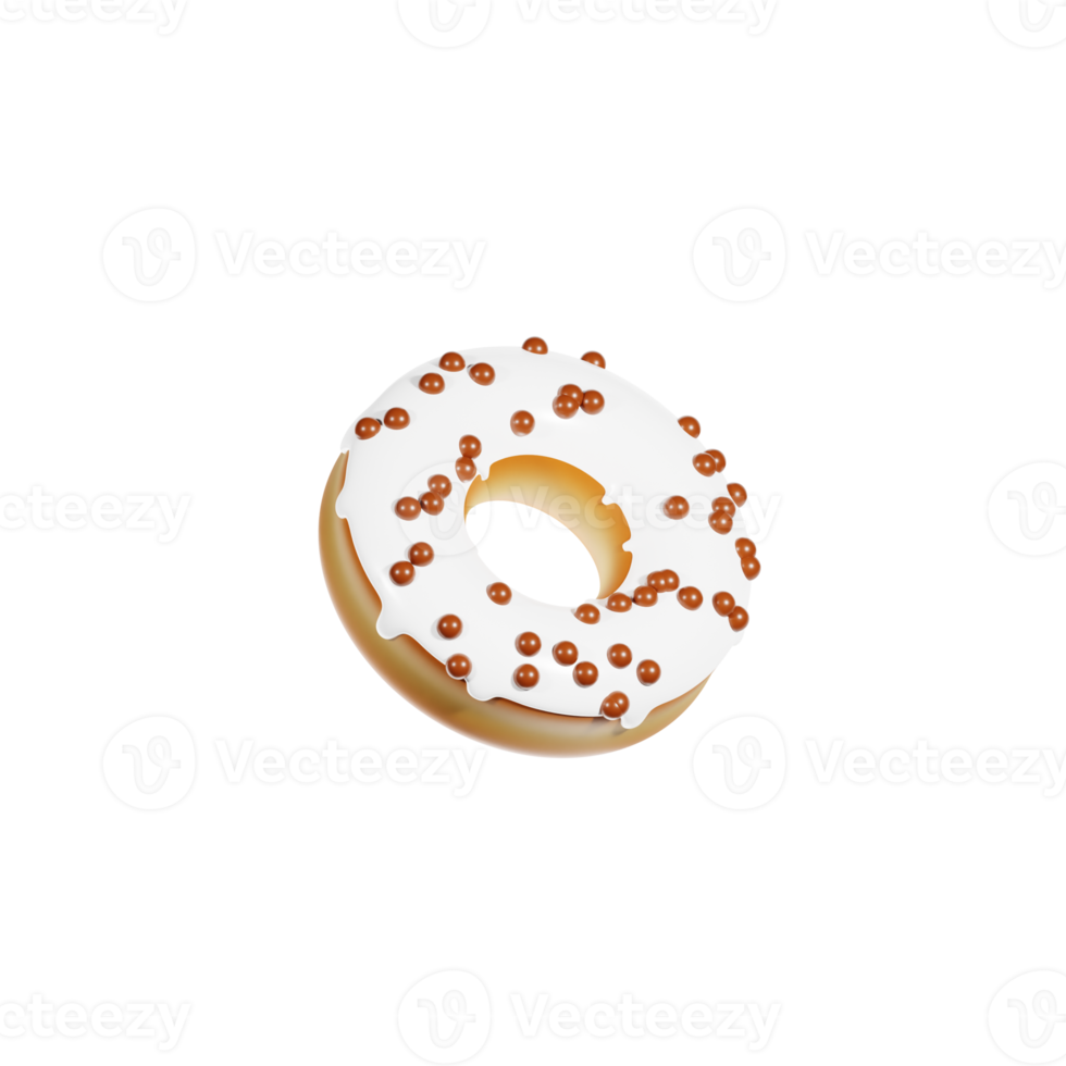 Cream Donut 3d Illustration png