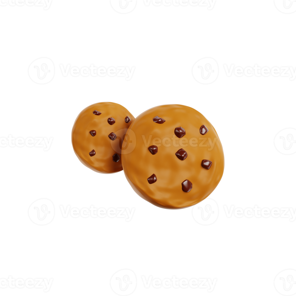 biscotti 3d illustrazione png