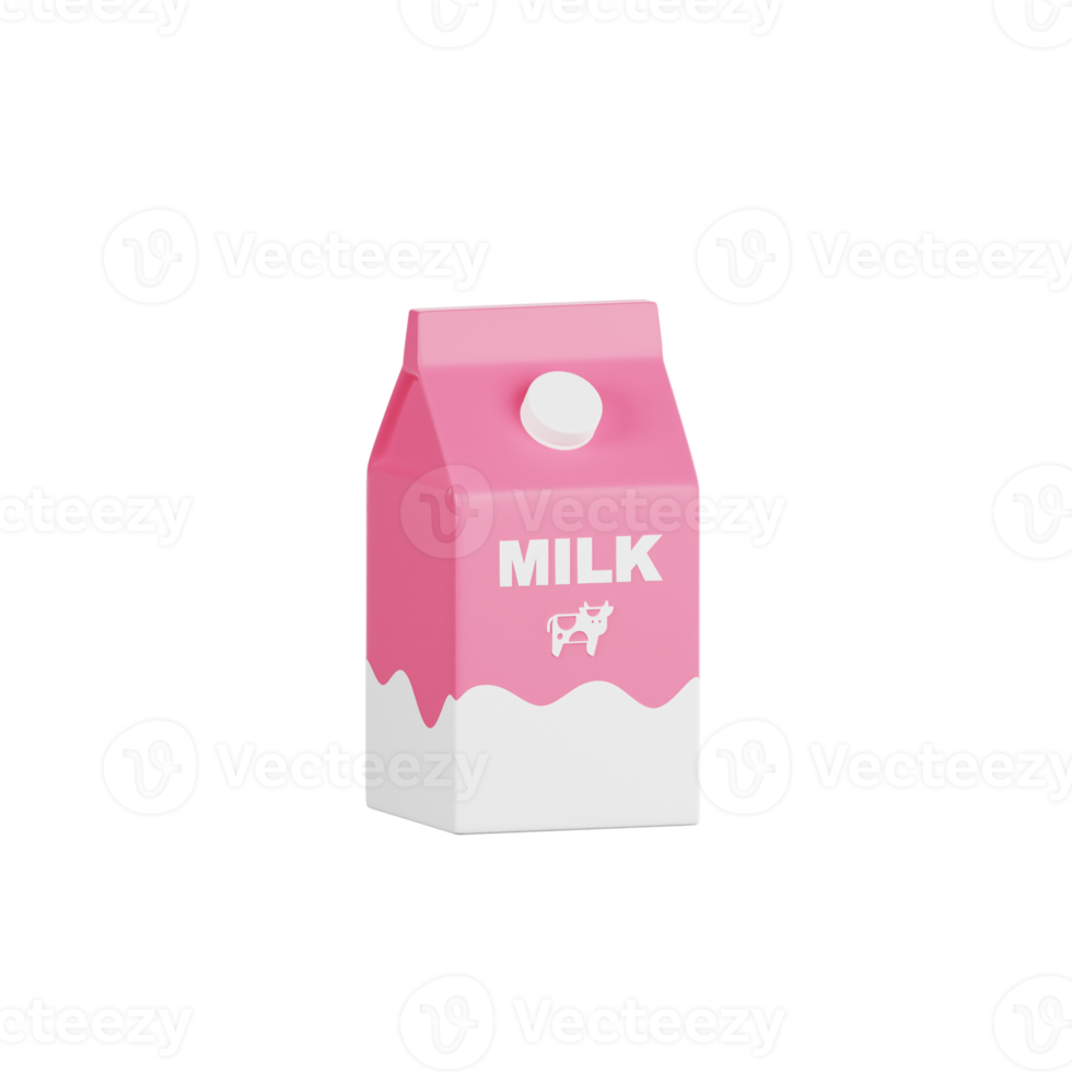 Milk 3d Illustration png