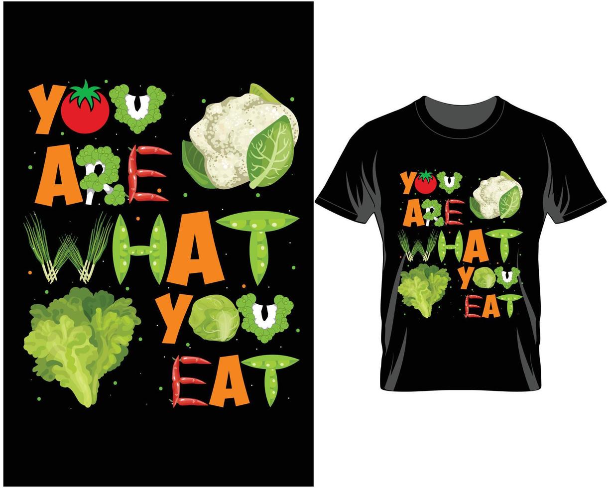 Vegan T shirt design vector