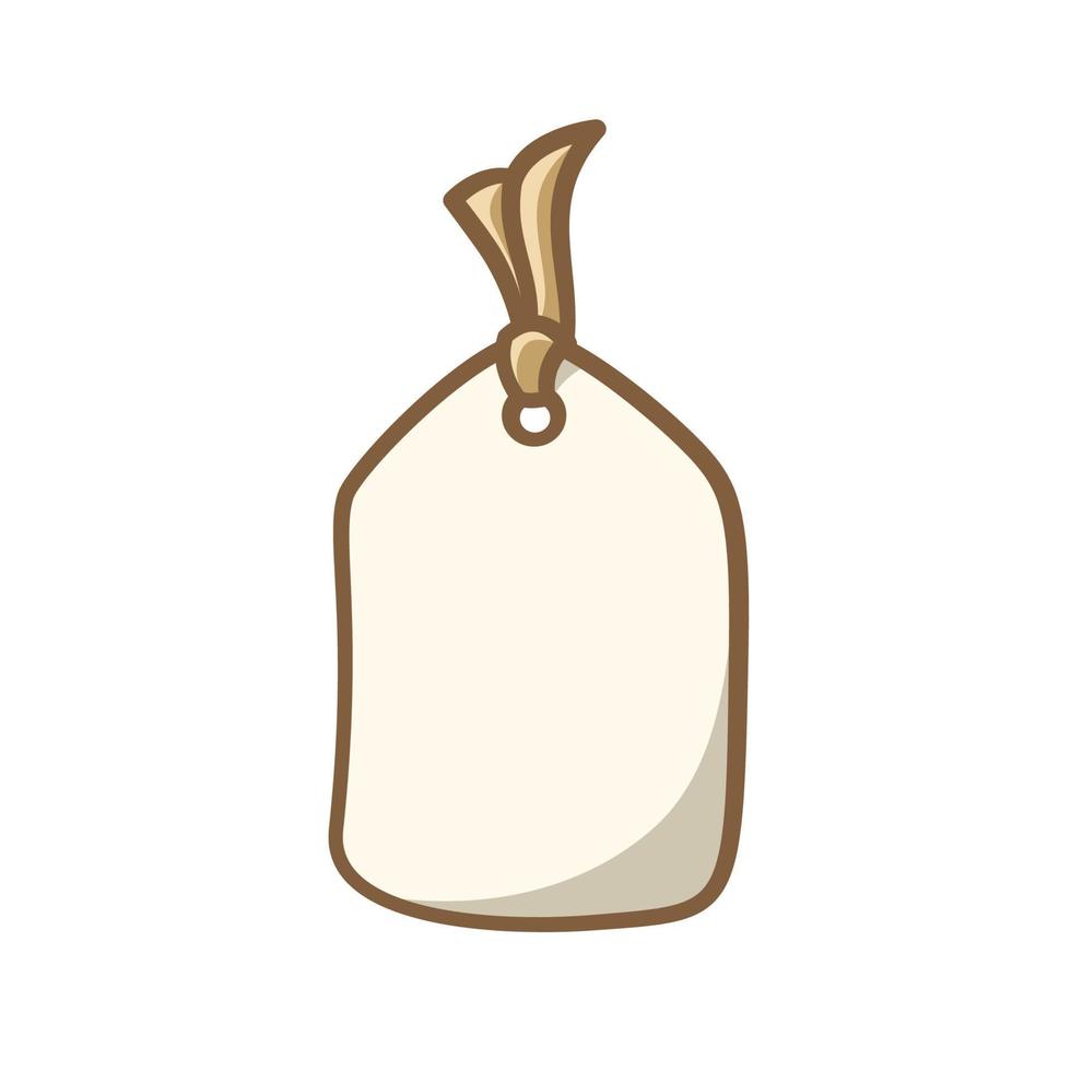 etiqueta de papel en blanco plantilla vector clipart dibujos animados