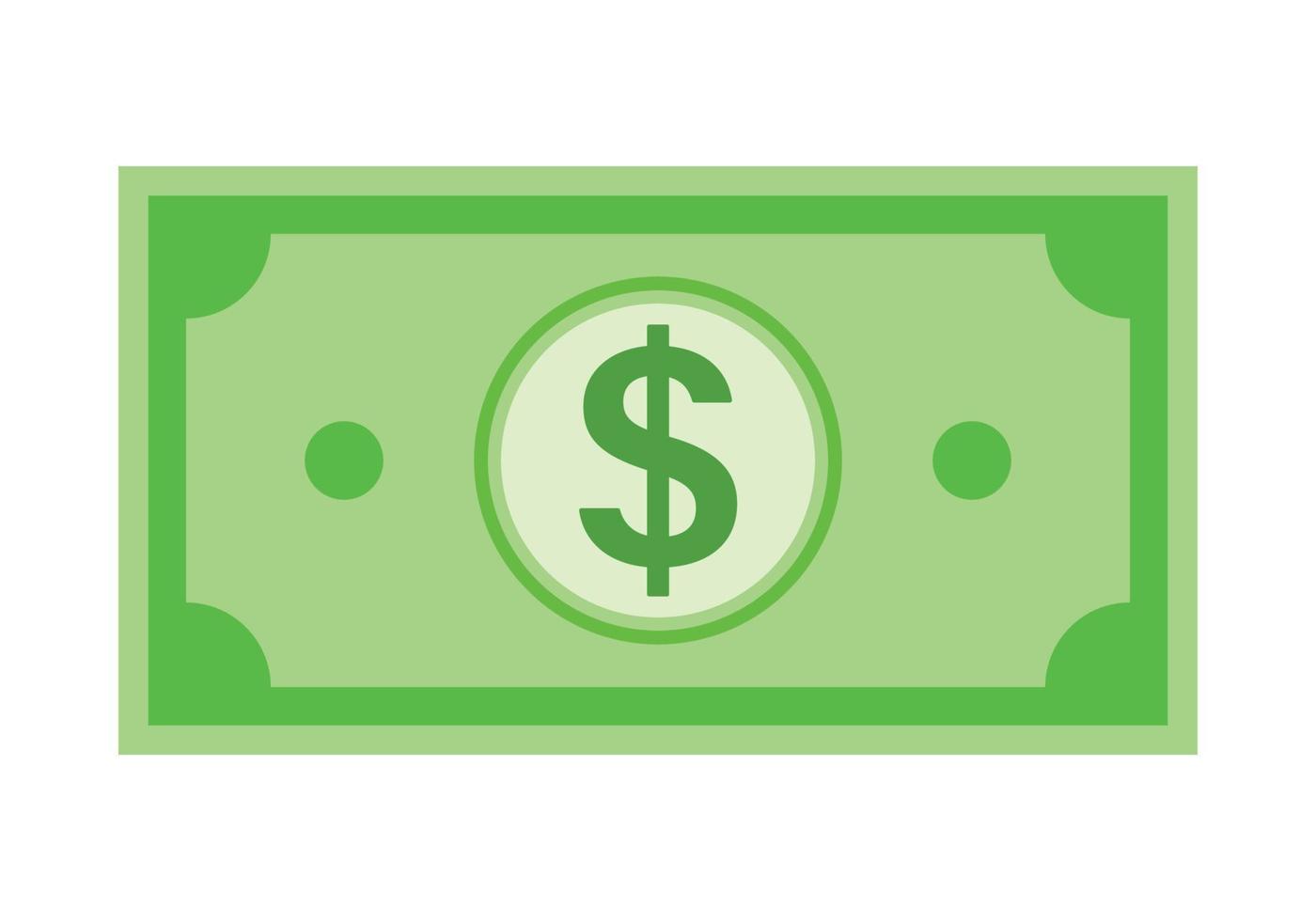 Paper Money in USD Dollar Cash Icon Clipart PNG Illustration Isolated on Transparent Background vector