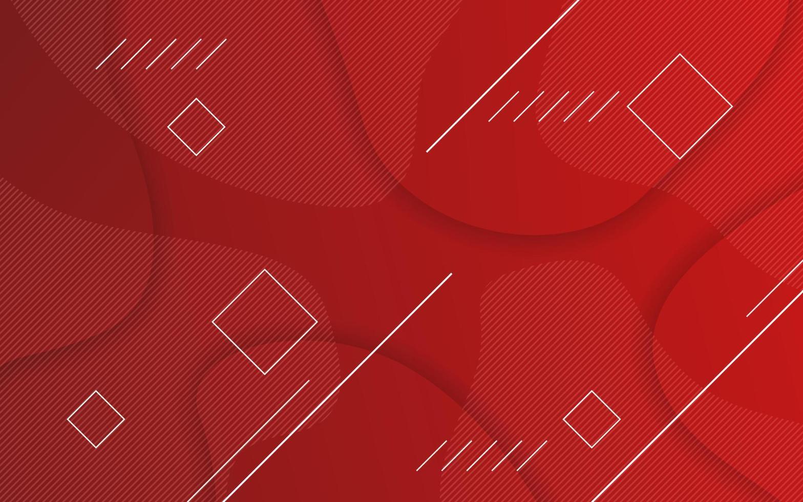 abstract red gradient with modern geometric wavy shape background. eps10 vector