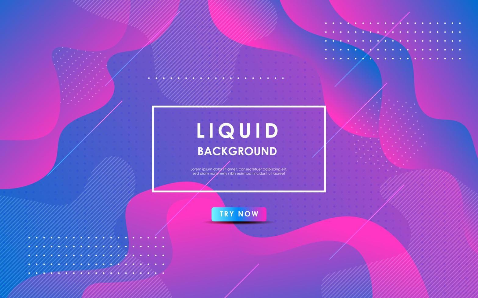 minimal abstract colorful purple pink liquid color gradient, fluid shape geometric with dots background. eps10 vector