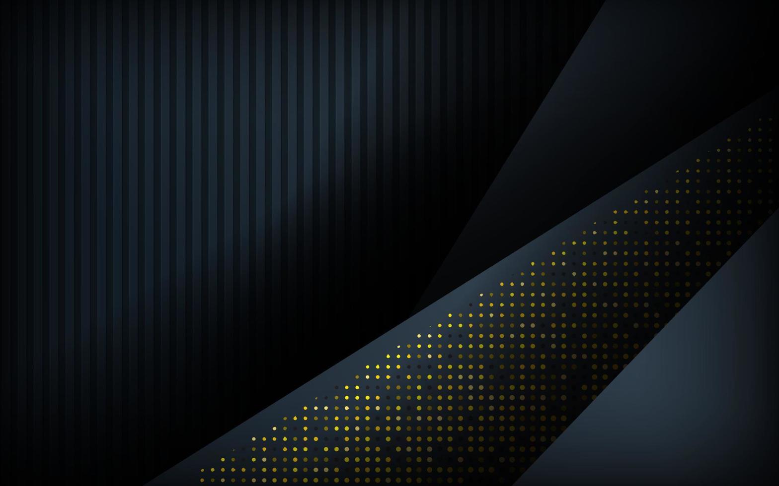 abstract dark blue navy gradient overlap layers with glitters dots background. eps10 vector