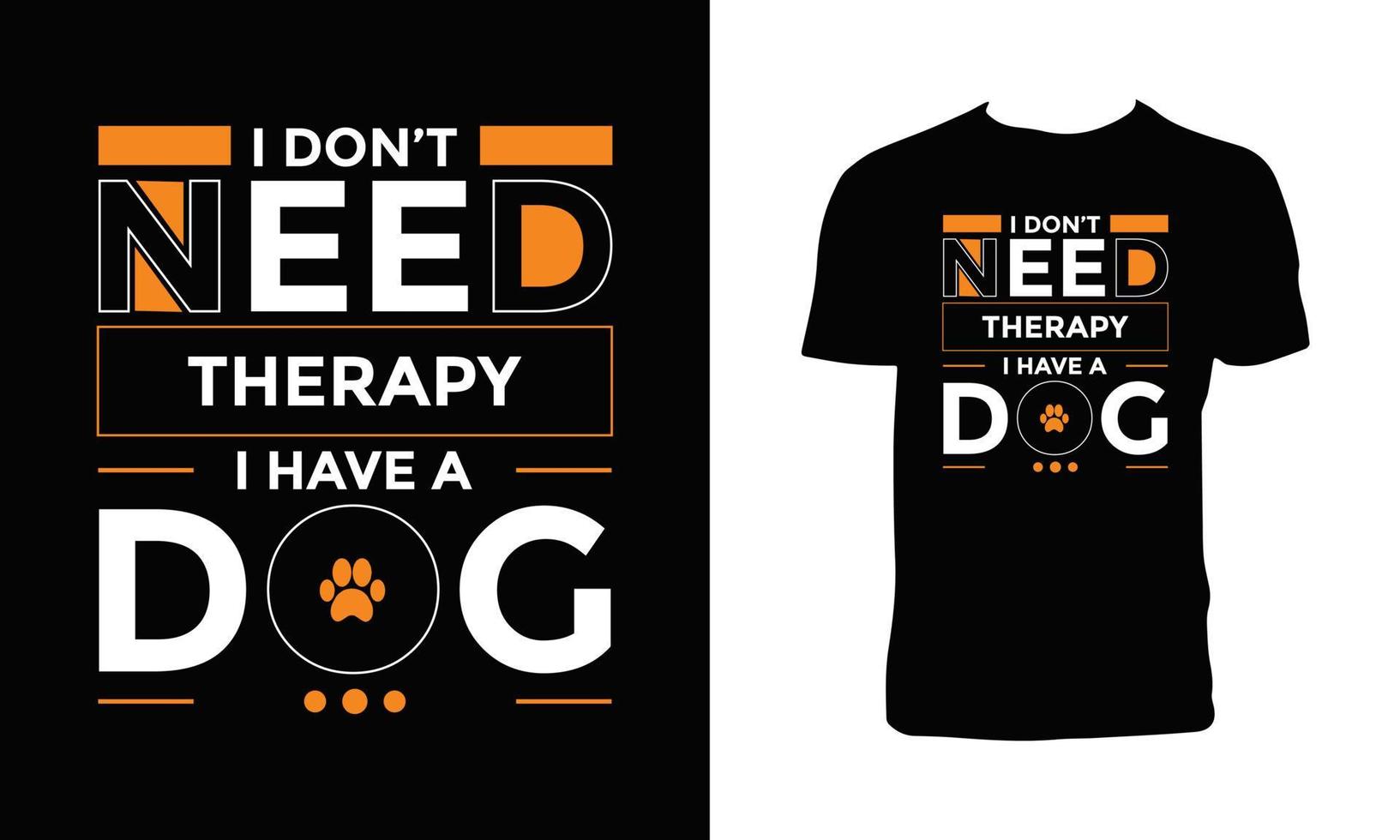 Lovely Dog Typography T Shirt Design. vector