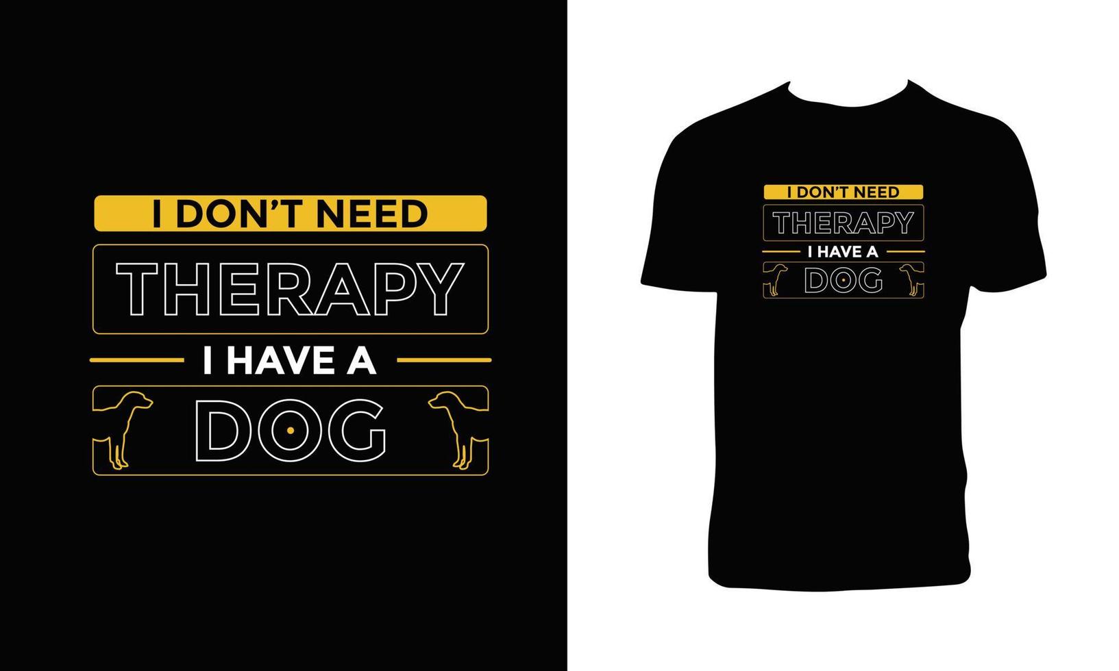 Lovely Dog Typography T Shirt Design. vector