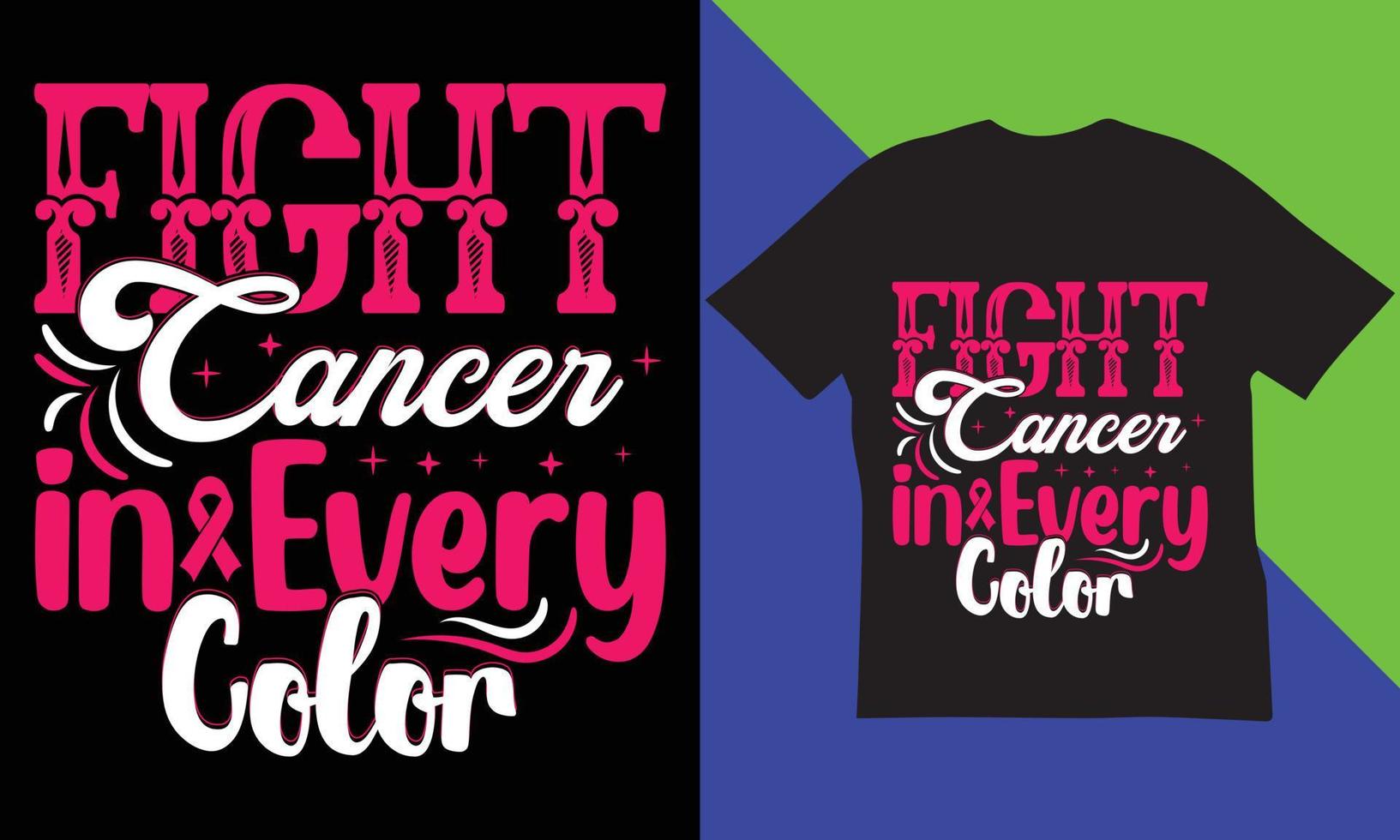 World Cancer Day T-Shirt Design. vector