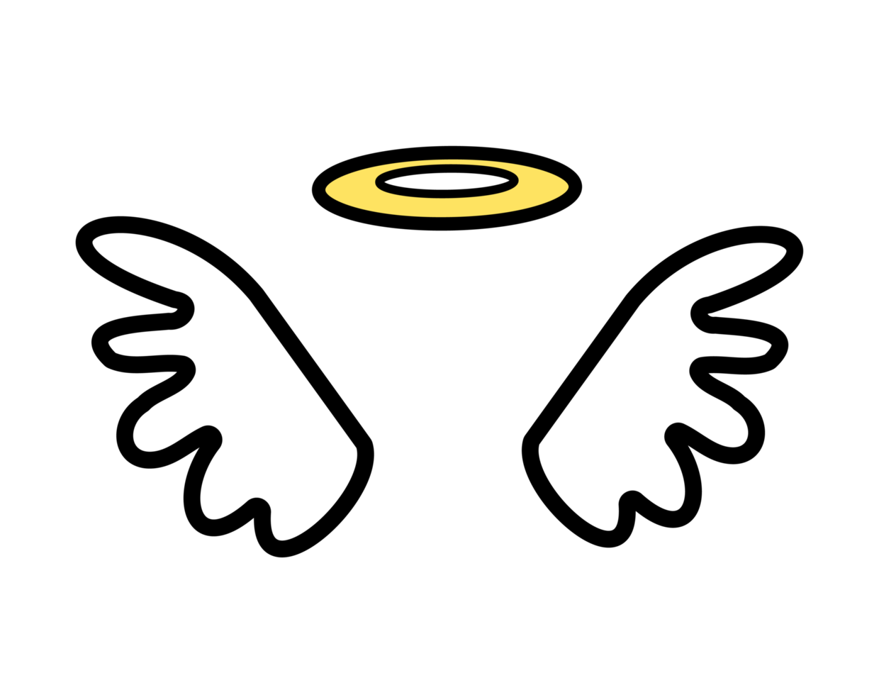 Angel Wings and Halo png