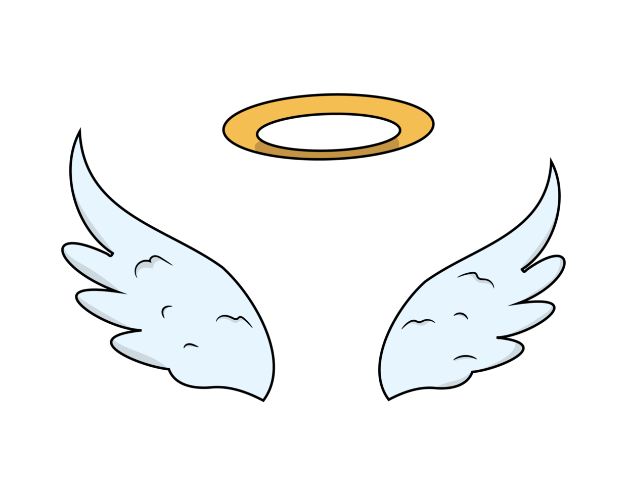 Angel Wings and Halo png