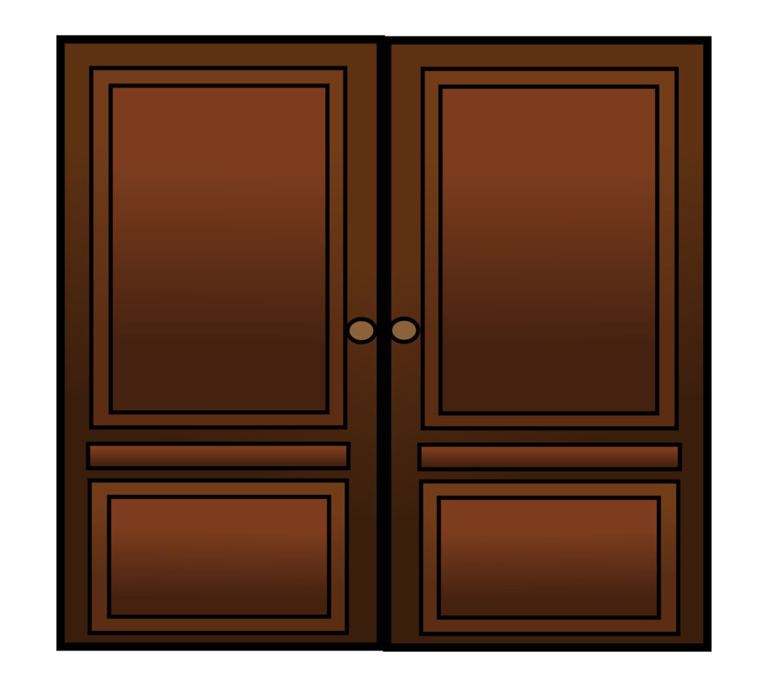 Brown Door House Door Room Building png