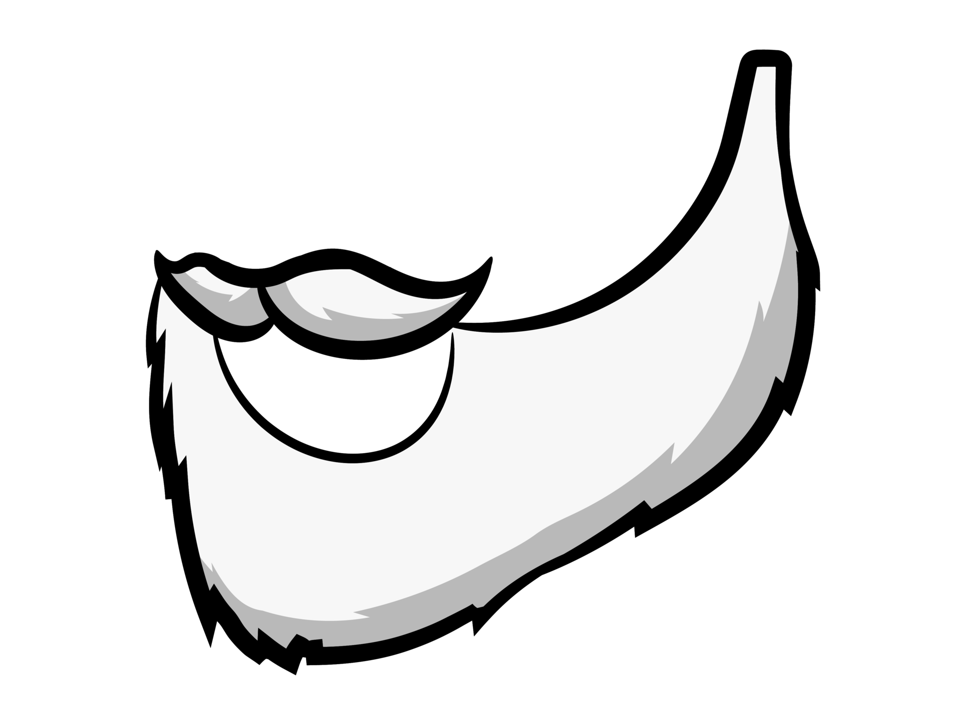 white beard png