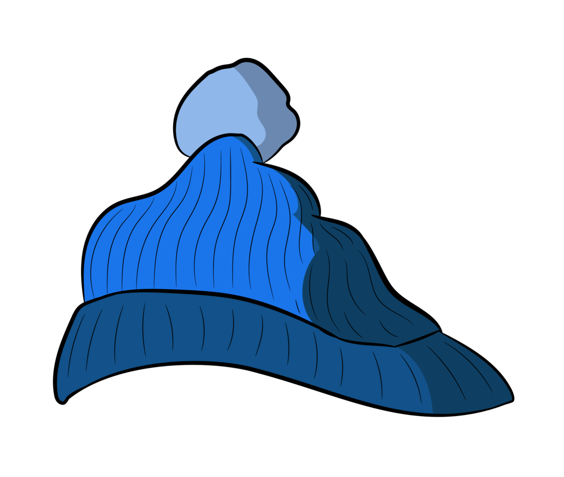 Blue Beany Hat Toque caps png