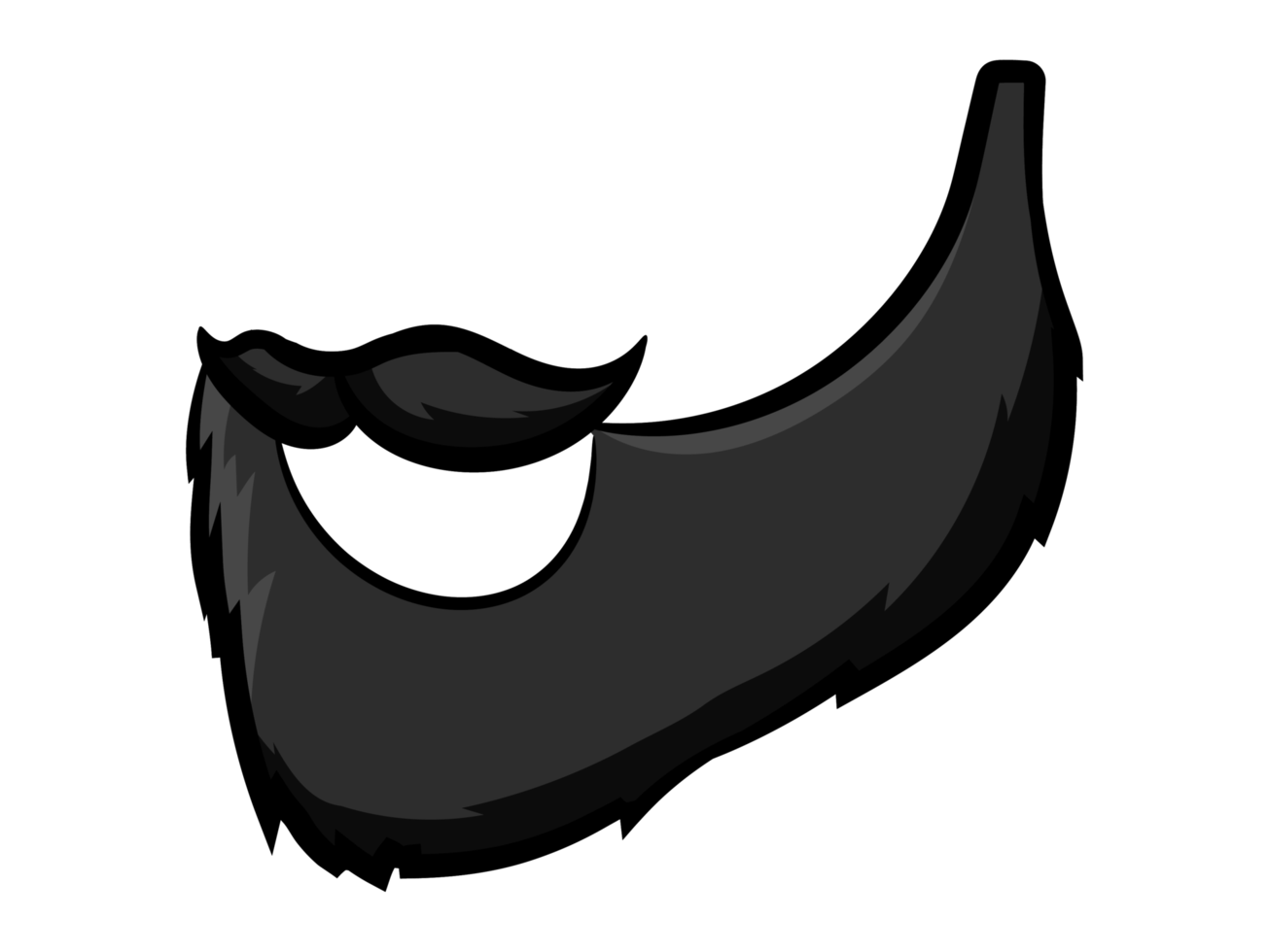 Black Beard Mustache Hipster Men png