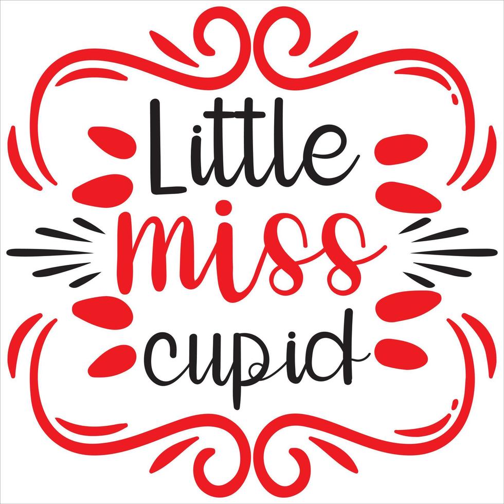 Little miss cupid vector