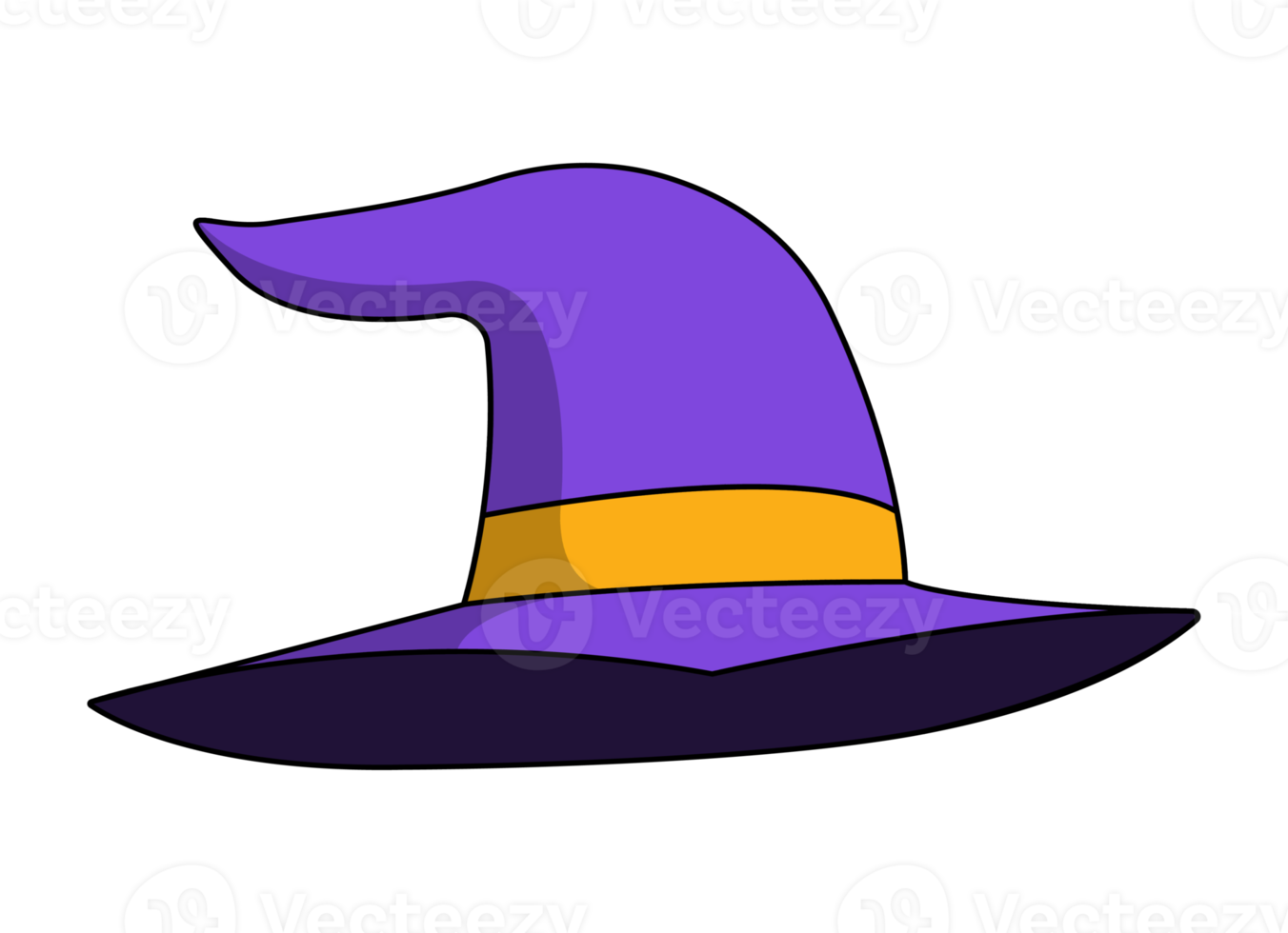 Witch Hat Halloween Wizard October Costume png