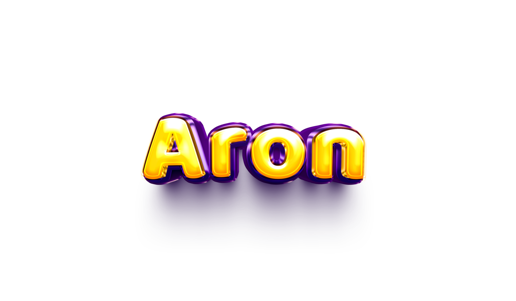 name balloon baby 3d inflated helium shiny birthday celebration 