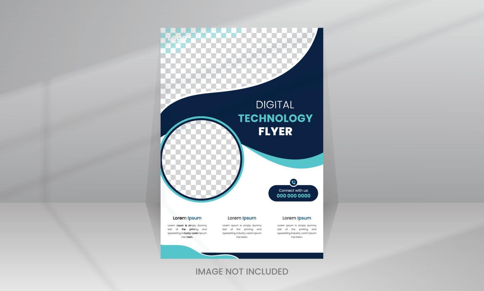 Creative Technology Flyer template vector