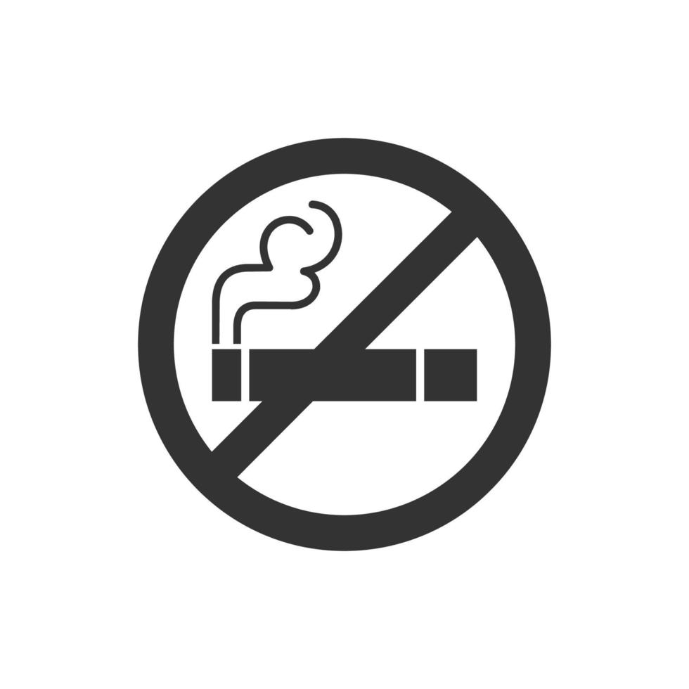 No Smoking icon vector design templates