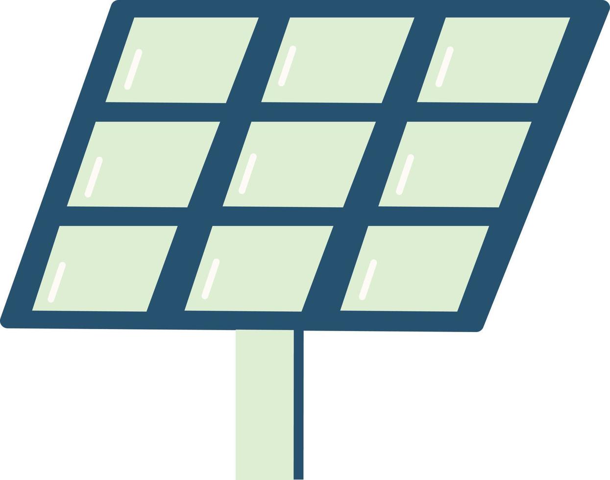 Solar panel illustration vector