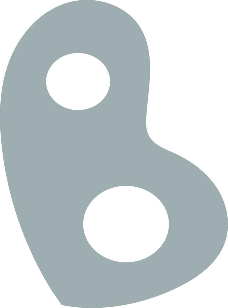 Abstract shape b illustration vector