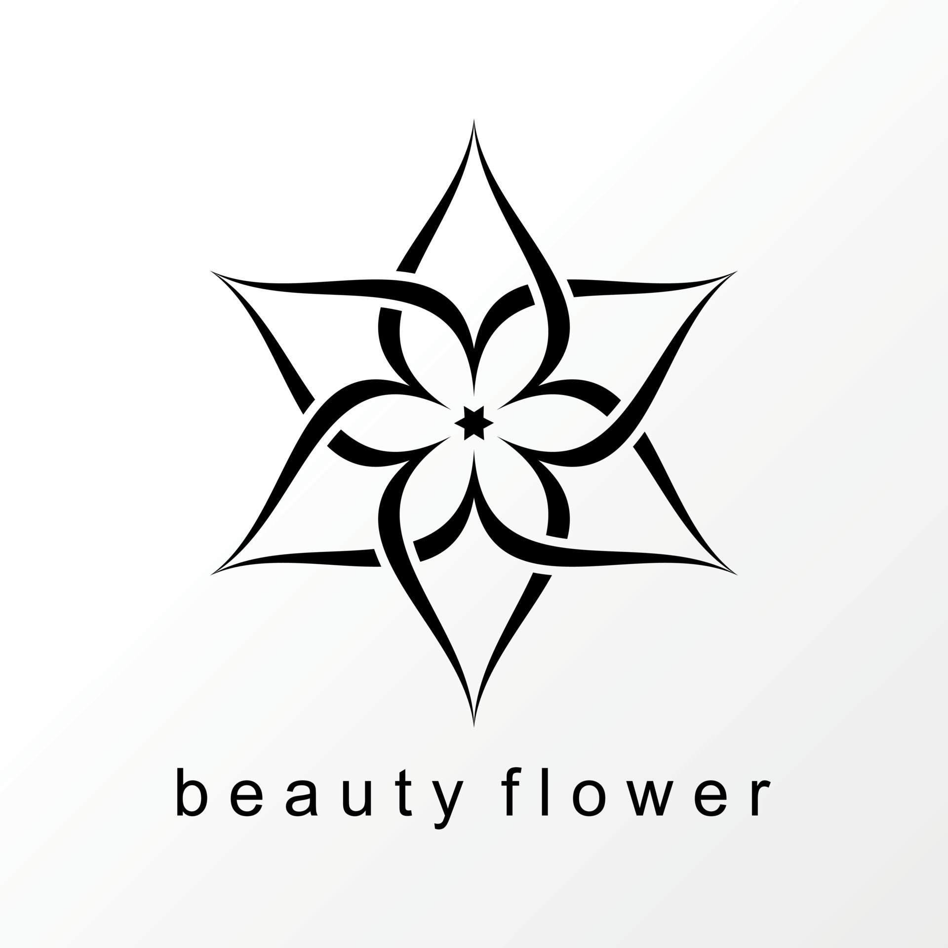 Simple and unique flower calligraphy in 6 angle image graphic icon logo  design abstract concept vector stock. Can be used as a symbol related to  motif or art. 16463119 Vector Art at Vecteezy