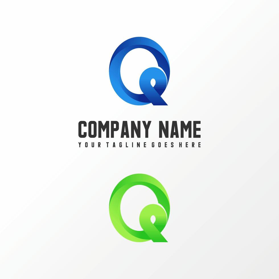 Simple and unique Letter or word P Q R attractive font image graphic icon logo design abstract concept vector stock related to initial or monogram