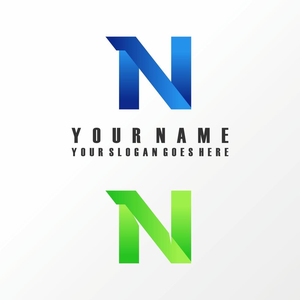 Simple and unique Letter or word L N O attractive font image graphic icon logo design abstract concept vector stock related to initial or monogram
