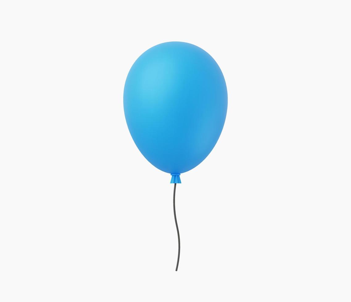 3d Realistic Balloon vector Illustration