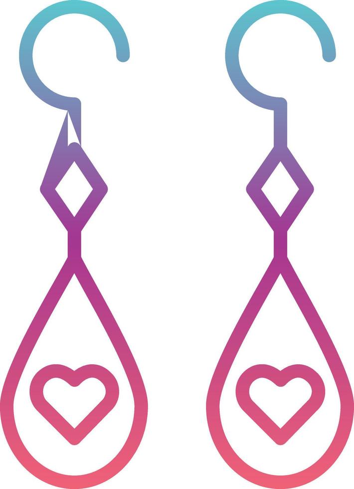 Earrings Vector Icon