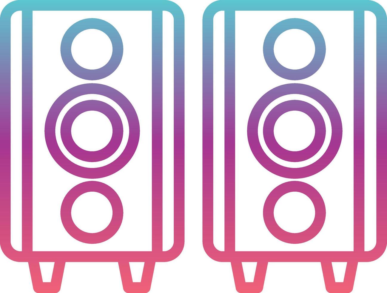 icono de vector de altavoz