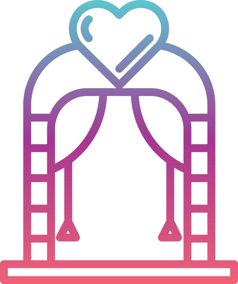 Wedding Arch Vector Icon