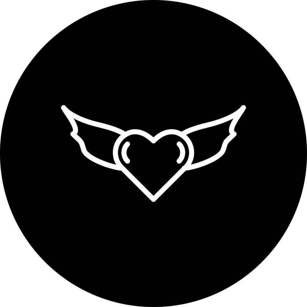 Heart Wings Vector Icon
