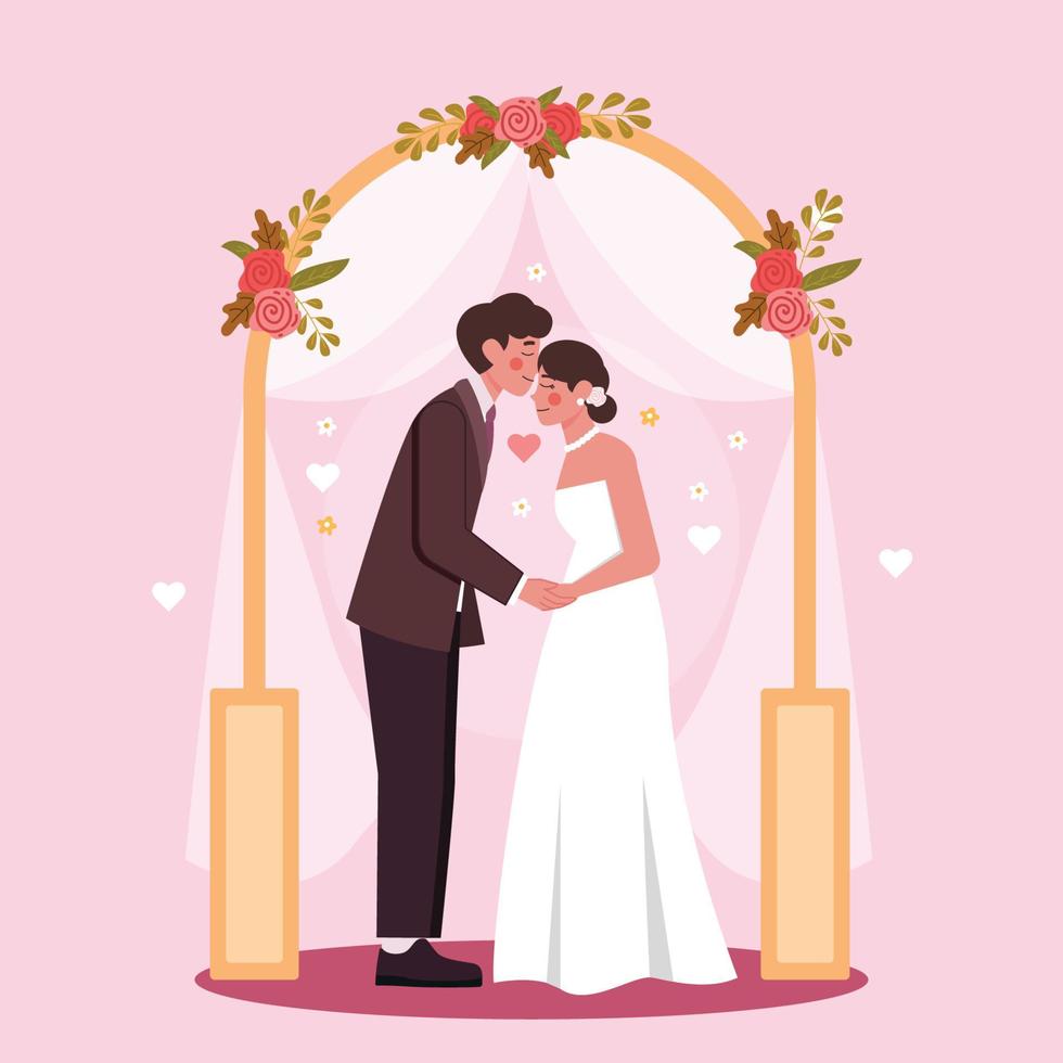 Matching Couples Marriage vector