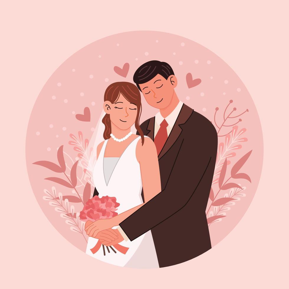 Matching Couples Marriage vector