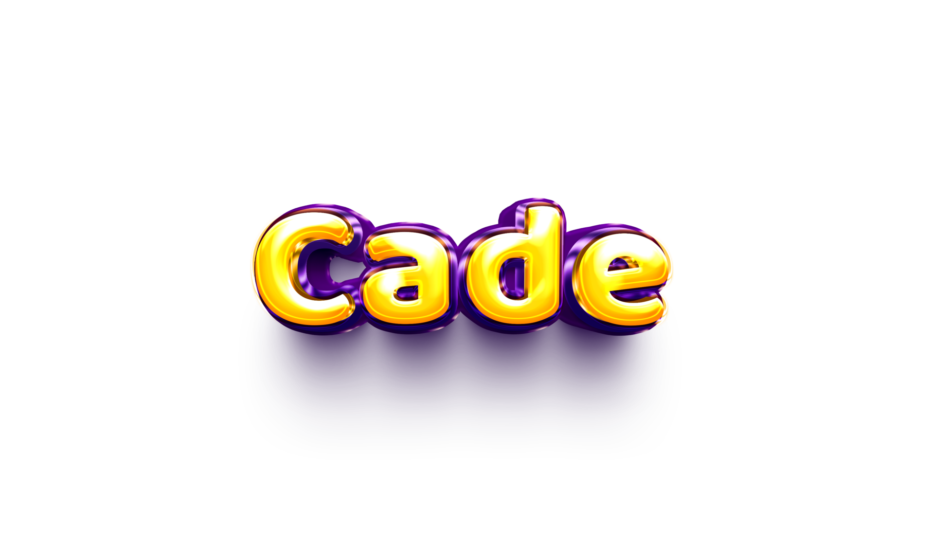 Free names of boy English helium balloon shiny celebration sticker 3d