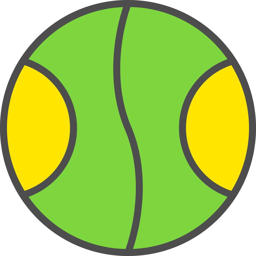 Tennis Ball Vector Icon