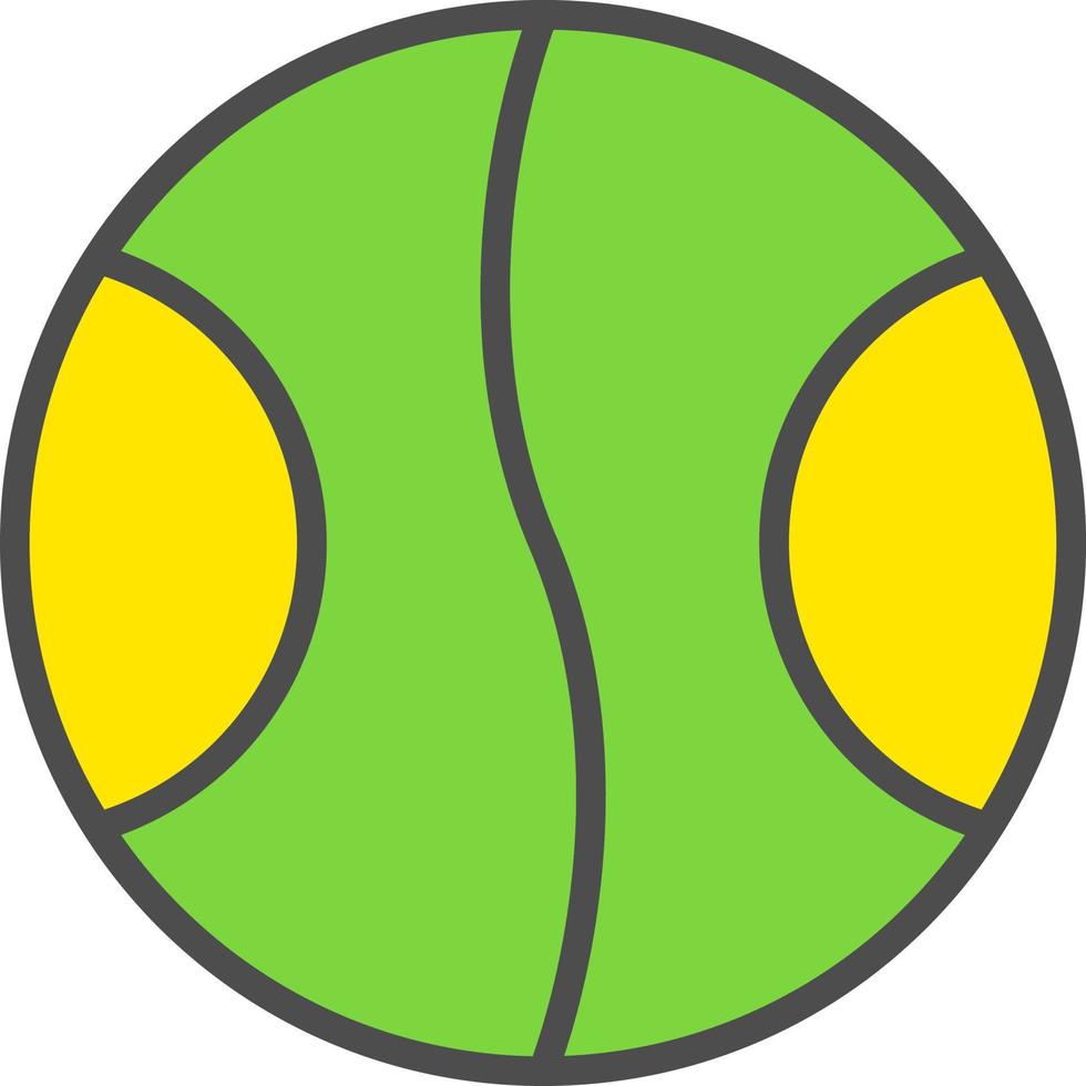 Tennis Ball Vector Icon