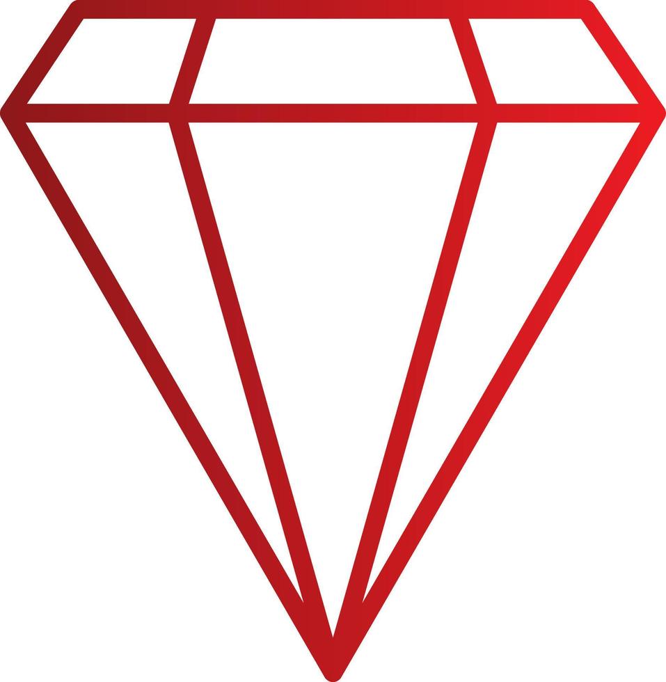 icono de vector de diamante