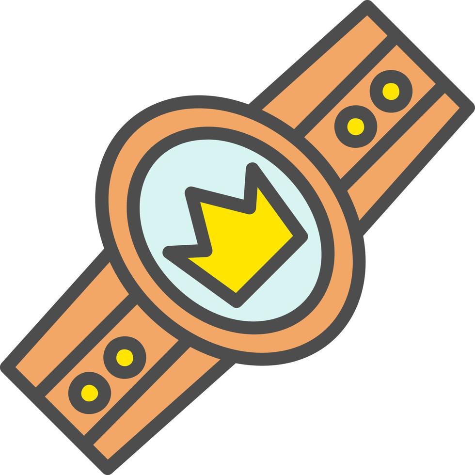 Champion Belt Vector Icon