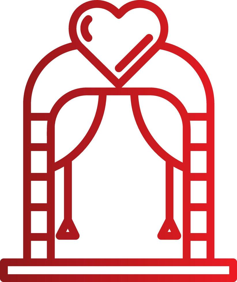 Wedding Arch Vector Icon
