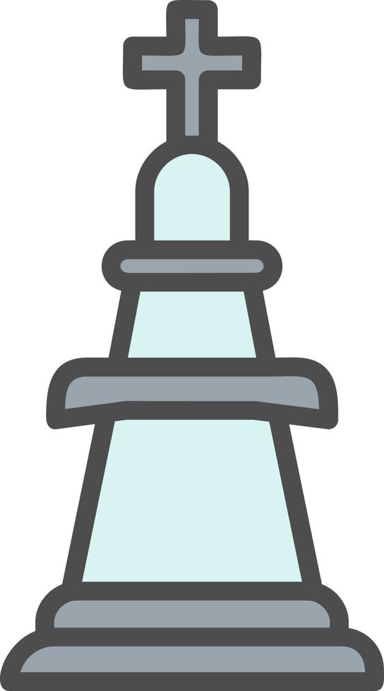 Chess King Vector Icon